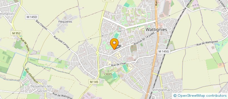 localisation de l'entreprise BATIM CONCEPT  WATTIGNIES