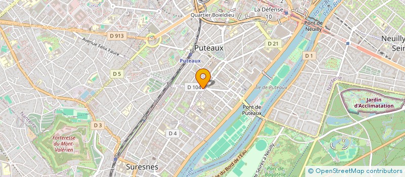 localisation de l'entreprise BATIM CONSEILS à SURESNES