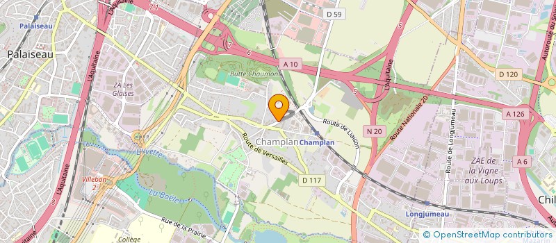 localisation de l'entreprise BATIM COUVERTURE à CHAMPLAN