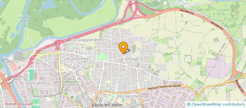 localisation de l'entreprise BATIM EURO  VAULX-EN-VELIN