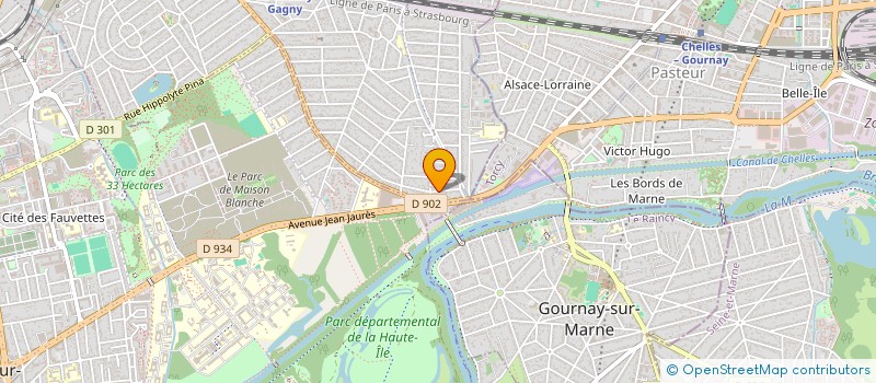 localisation de l'entreprise BATIM PRESTIGE à GAGNY