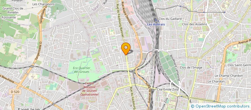 localisation de l'entreprise BATIM SARL à ORLEANS