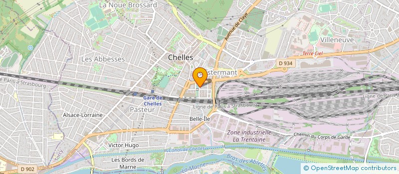 localisation de l'entreprise BATIM SERVICES PRO  CHELLES