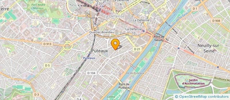 localisation de l'entreprise BATIMA  PUTEAUX