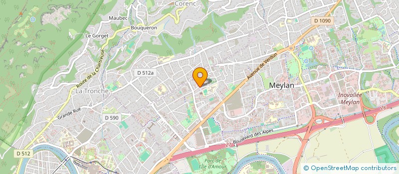 localisation de l'entreprise BATIMA REALISATIONS à MEYLAN