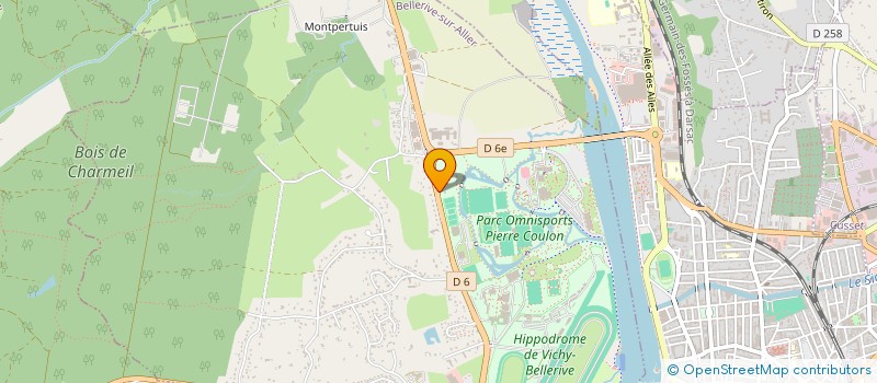 localisation de l'entreprise BATIMACONNERIE à BELLERIVE-SUR-ALLIER