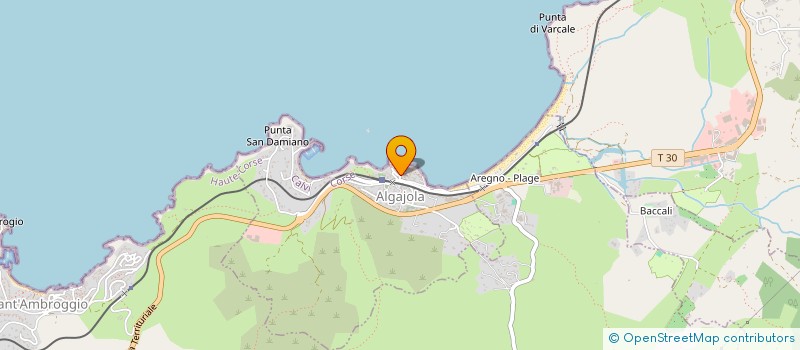 localisation de l'entreprise BATIMAG à L'ILE ROUSSE