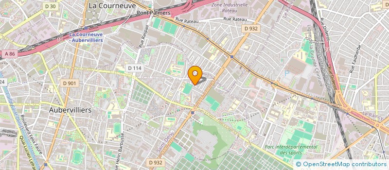 localisation de l'entreprise BATIMAISON  AUBERVILLIERS