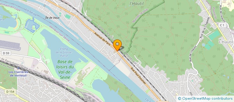 localisation de l'entreprise BATIMAN  VAUX-SUR-SEINE