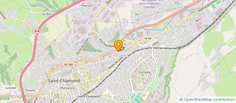 localisation de l'entreprise BATIMANN'S à SAINT-CHAMOND