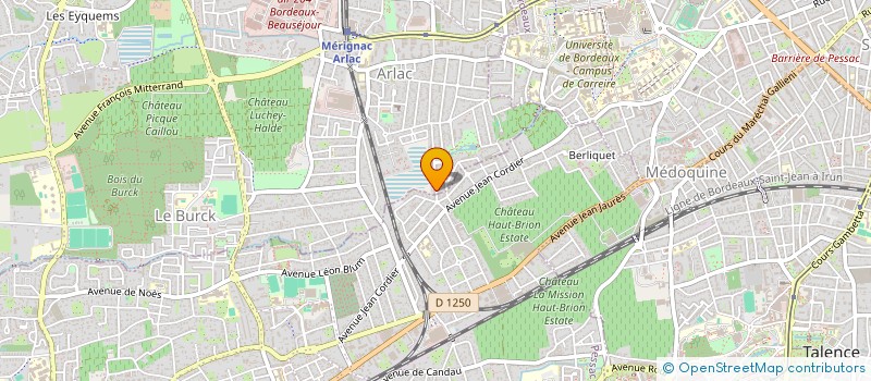 localisation de l'entreprise BATIMANO  MERIGNAC