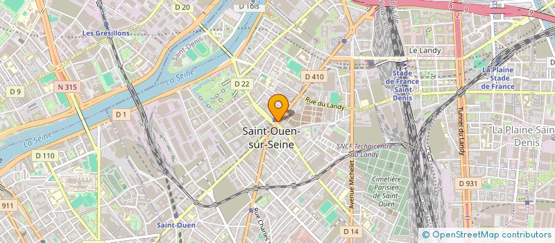 localisation de l'entreprise BATIMAR à SAINT-OUEN-SUR-SEINE