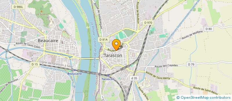 localisation de l'entreprise BATIMARBRE & CARRELAGE  TARASCON