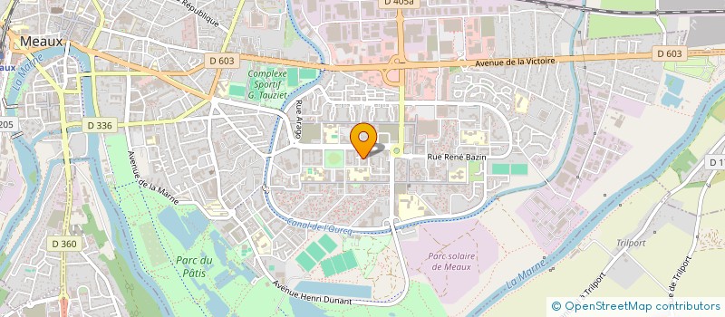 localisation de l'entreprise BATIMASTER  MEAUX