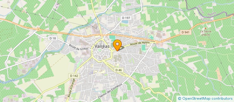 localisation de l'entreprise BATIMAX26 à VALREAS