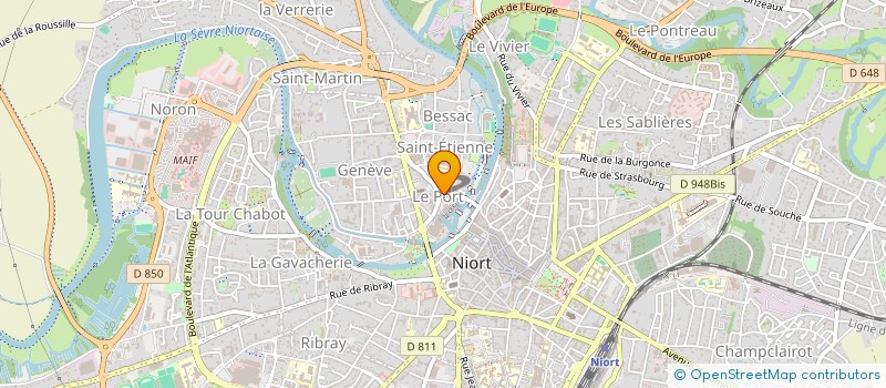localisation de l'entreprise BATIMAXE à NIORT