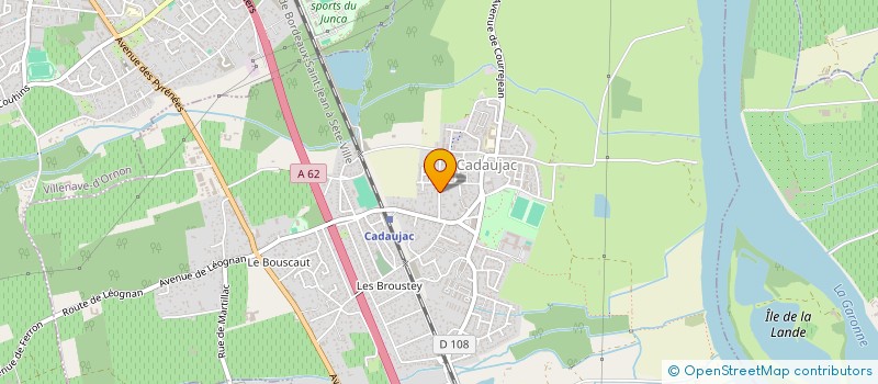 localisation de l'entreprise BATIMAZAL  CADAUJAC