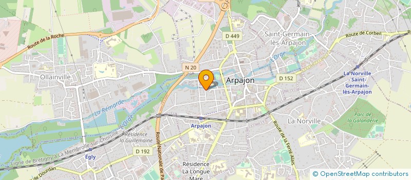 localisation de l'entreprise BATIMCA à ARPAJON