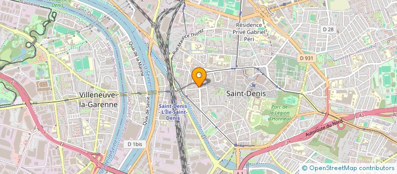 localisation de l'entreprise BATIME FRANCE à SAINT-DENIS