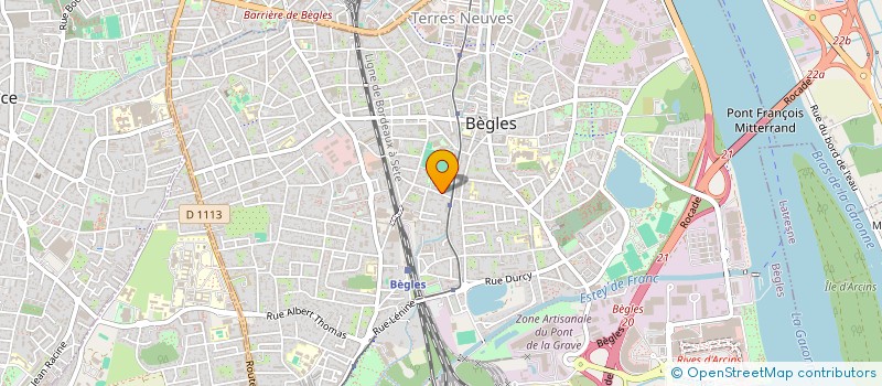 localisation de l'entreprise BATIMED à BEGLES