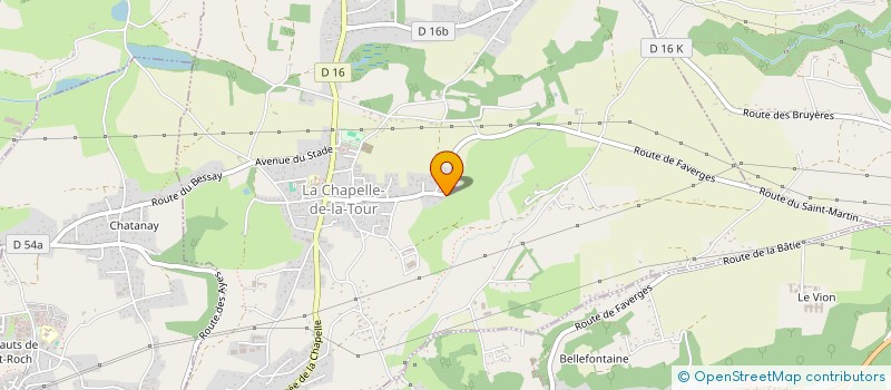 localisation de l'entreprise BATIMEIS  LA CHAPELLE-DE-LA-TOUR