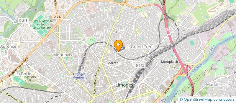 localisation de l'entreprise BATIMENT 25 à LIMOGES