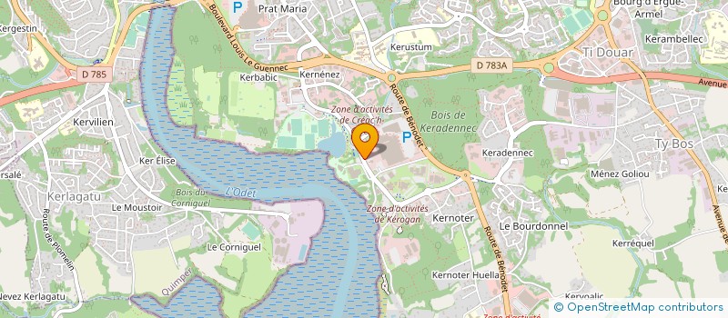 localisation de l'entreprise BATIMENT 29 ACR à QUIMPER