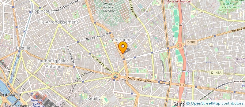 localisation de l'entreprise BATIMENT AGENC CONSEIL RENOV IMMOB  PARIS