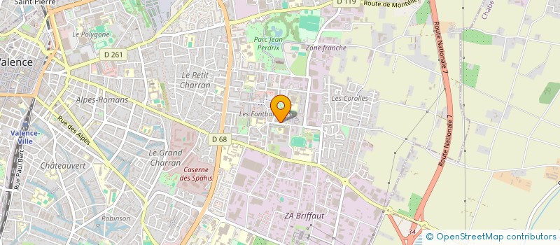 localisation de l'entreprise BATIMENT AK-KAN  VALENCE