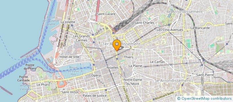 localisation de l'entreprise BATIMENT AMENAGEMENT à MARSEILLE