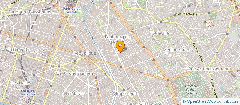localisation de l'entreprise BATIMENT ANSART  PARIS