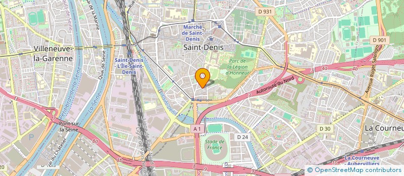 localisation de l'entreprise BATIMENT APPLICAT REALISAT ETUDES LIMA à SAINT-DENIS