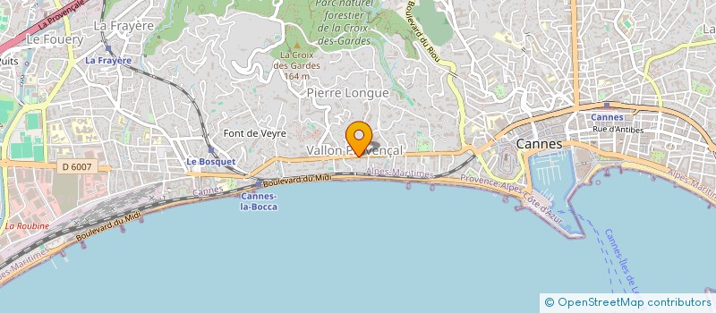 localisation de l'entreprise BATIMENT ASSISTANCE TECHNIQUE à CANNES