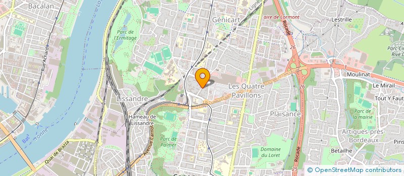 localisation de l'entreprise BATIMENT ATLANTIQUE à LORMONT