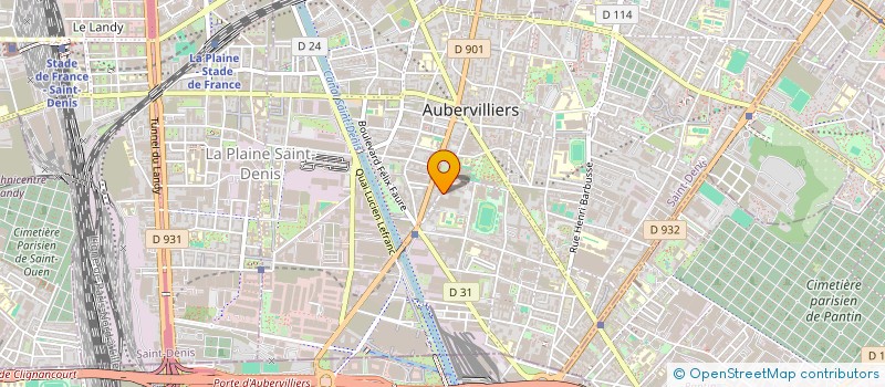 localisation de l'entreprise BATIMENT BENZ à AUBERVILLIERS