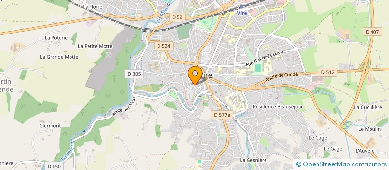 localisation de l'entreprise BATIMENT CALVADOS MANCHE ORNE à VIRE-NORMANDIE