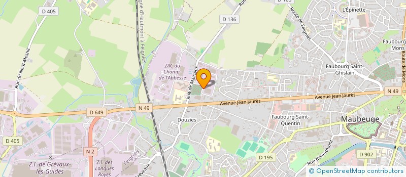 localisation de l'entreprise BATIMENT CHIANCONE à MAUBEUGE