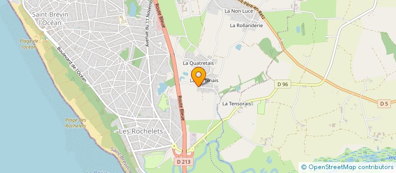 localisation de l'entreprise BATIMENT CHIMIE à SAINT-BREVIN-LES-PINS