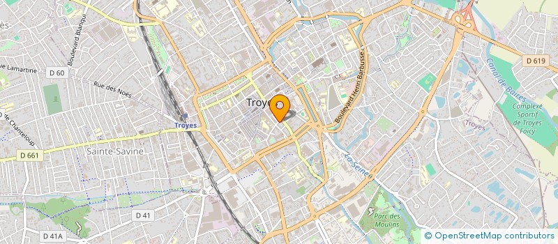localisation de l'entreprise BATIMENT CLAIR ET NET 10 à TROYES