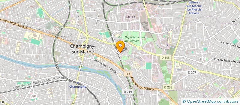 localisation de l'entreprise BATIMENT CONNECT à CHAMPIGNY SUR MARNE
