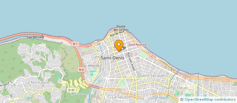 localisation de l'entreprise BATIMENT CONSTRUCTION OCEAN INDIEN  SAINT-DENIS