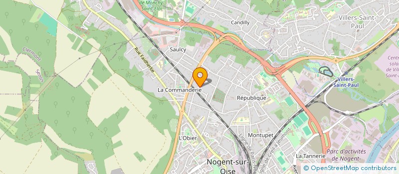 localisation de l'entreprise BATIMENT CONSTRUCTION PAVILLONS EUROPEEN à NOGENT-SUR-OISE