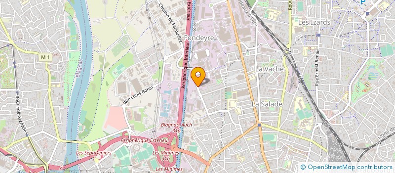 localisation de l'entreprise BATIMENT CONSTRUCTION SERVICES à TOULOUSE