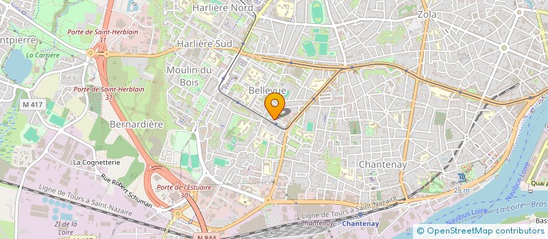 localisation de l'entreprise BATIMENT CONSTRUCTIONS LOIRE ATLANTIQUE à NANTES