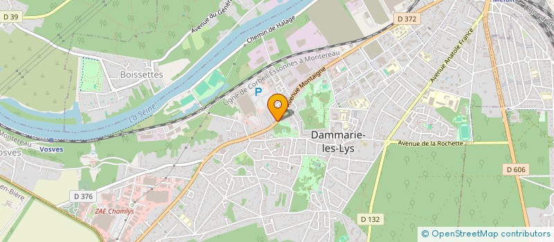 localisation de l'entreprise BATIMENT CONSTRUCTIONS MARTINS TEIXEIRA à DAMMARIE-LES-LYS