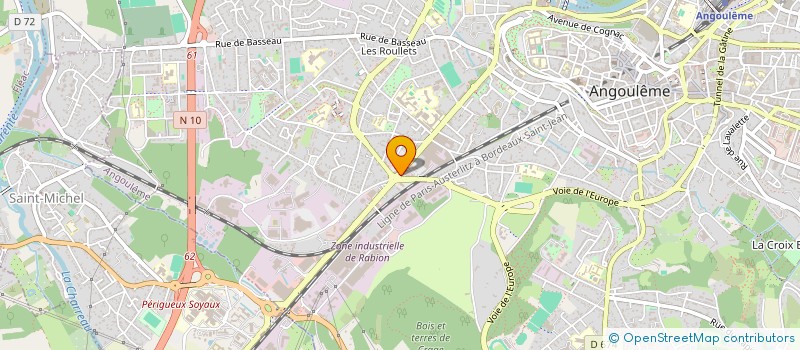 localisation de l'entreprise BATIMENT CONSULTING à ANGOULEME
