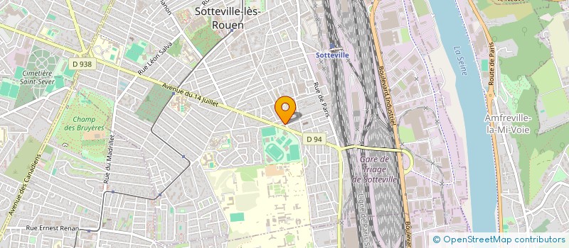 localisation de l'entreprise BATIMENT COURONNAIS  SOTTEVILLE-LES-ROUEN