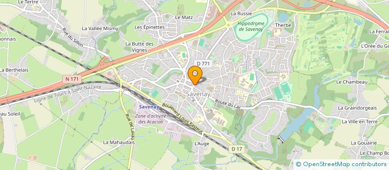 localisation de l'entreprise BATIMENT DEPANNAGE RENOVATION  SAVENAY