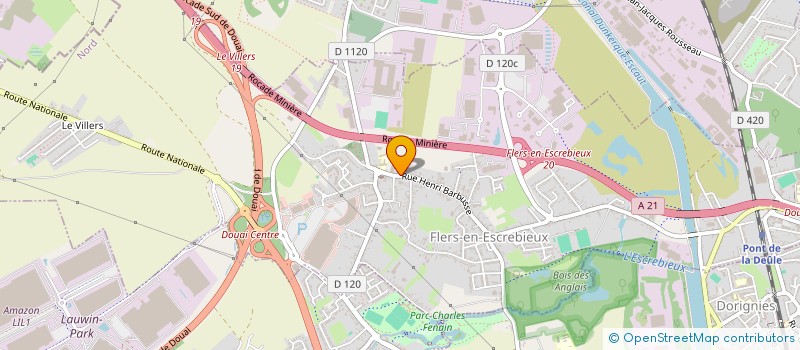 localisation de l'entreprise BATIMENT DES HAUTS DE FRANCE  FLERS-EN-ESCREBIEUX