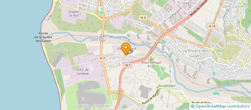 localisation de l'entreprise BATIMENT DES MASCAREIGNES à SAINT-PAUL
